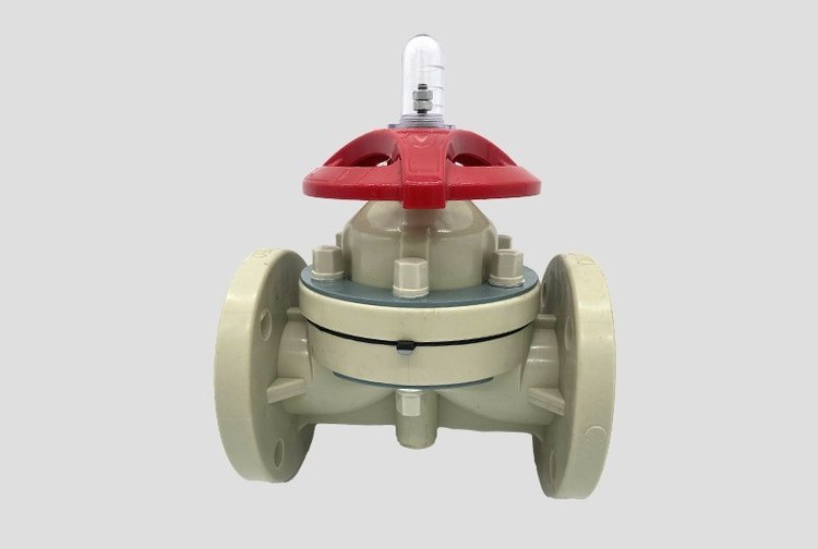 PPH隔膜閥 塑料法蘭耐腐蝕閥門的優選